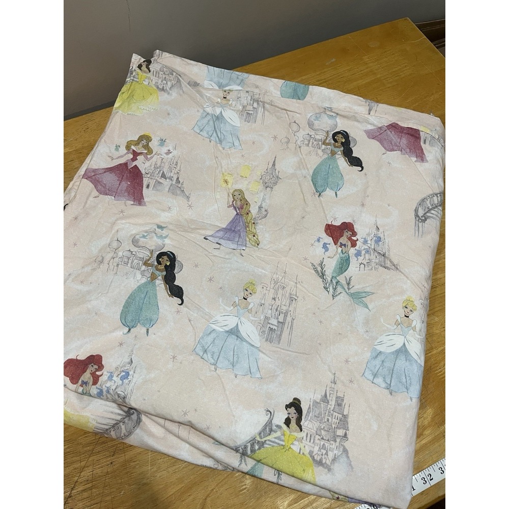 Pottery Barn Kids Disney Princesses Full/Queen Duvet Cover 100%‎ Cotton